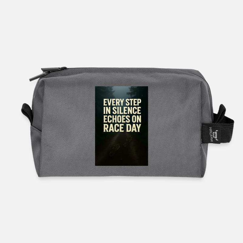 Step_in_Silence - Recycelte Kulturtasche - Anthrazit