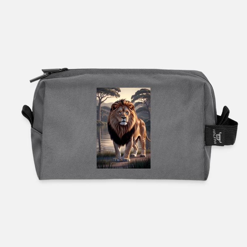 PRISMATIC ROAR 2050: Nature Reimagined - Recycelte Kulturtasche - Anthrazit