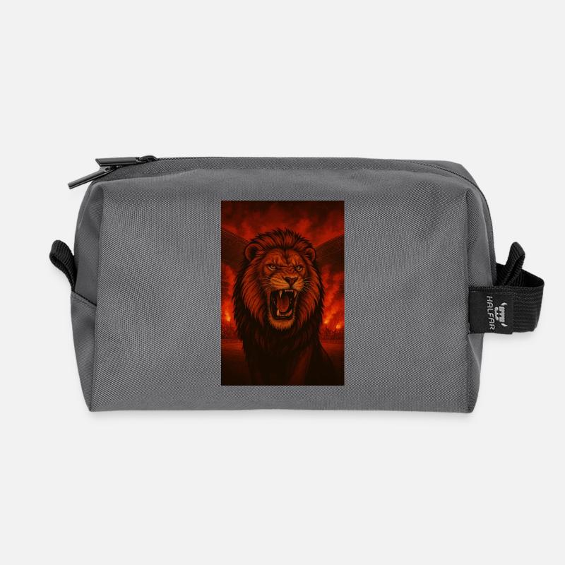 Aslan - Recycelte Kulturtasche - Anthrazit