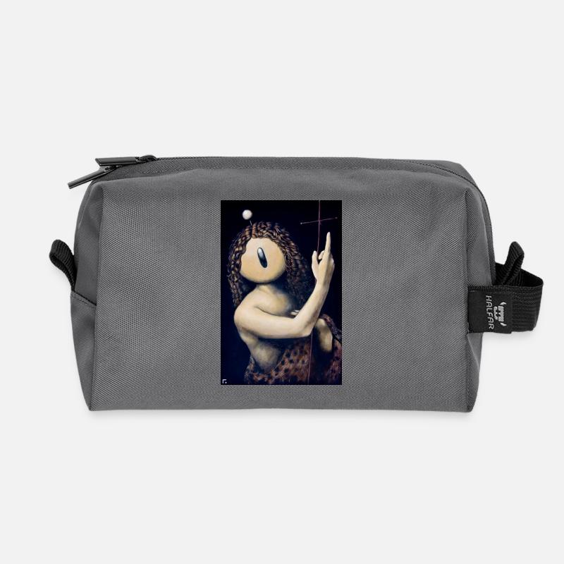 St. Johannes der Bottist - Recycelte Kulturtasche - Anthrazit