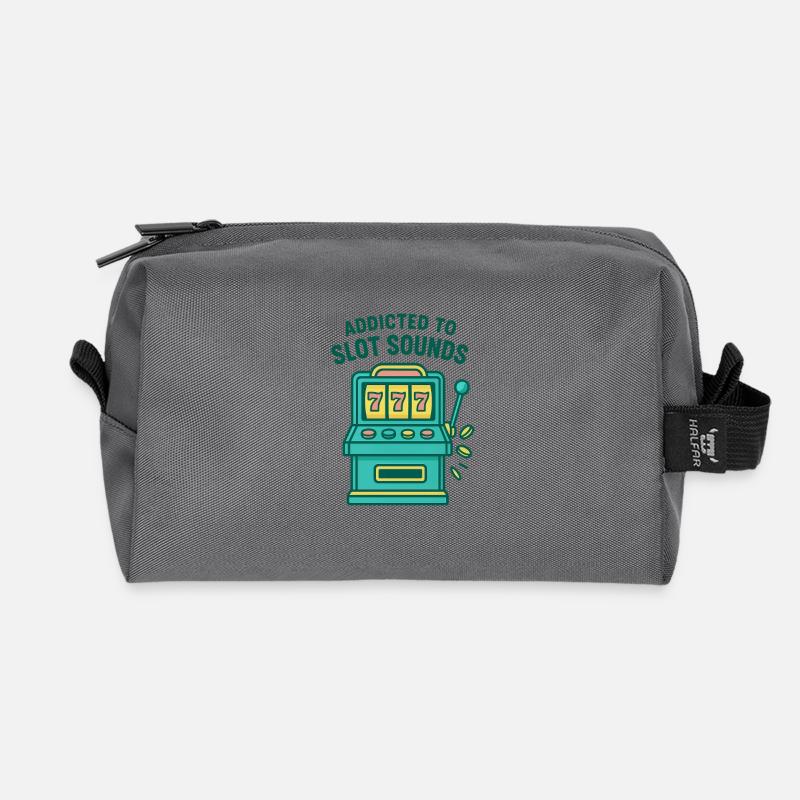 Automaton - Recycled Toiletry Zip Bag - anthracite