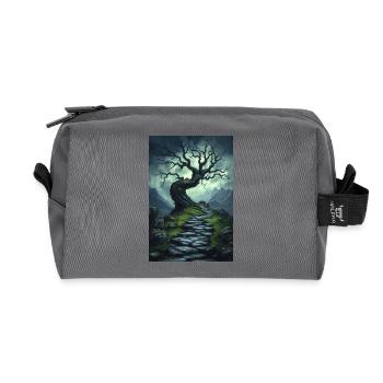 Dark Fantasy Illustration - Recycelte Kulturtasche - Anthrazit - Vorne