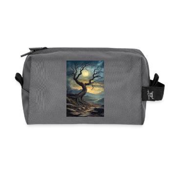 Dark Fantasy Illustration - Recycelte Kulturtasche - Anthrazit - Vorne