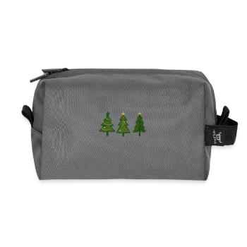 Weihnachtsbaum Christbaum Tannenbaum - Recycelte Kulturtasche - Anthrazit - Vorne