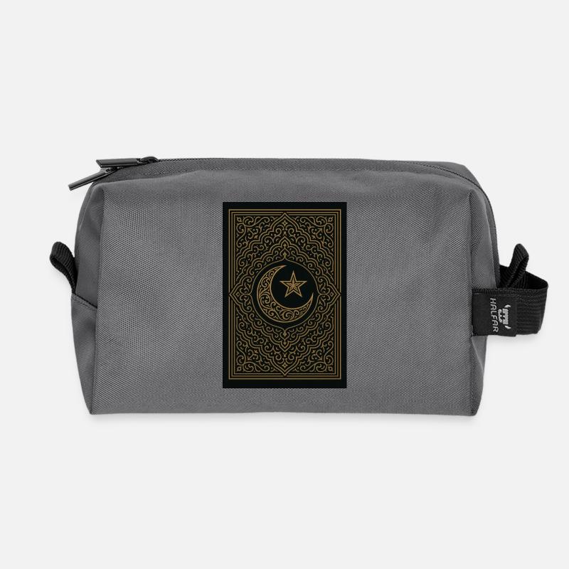 Halbmond - Recycelte Kulturtasche - Anthrazit