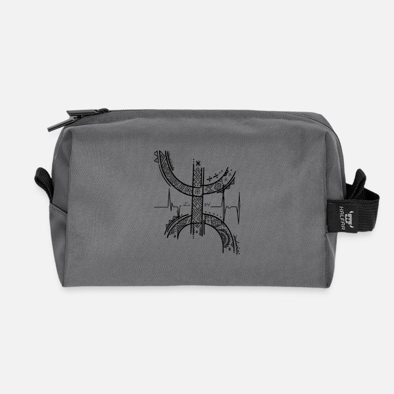 Kabyle Amazigh - Recycelte Kulturtasche - Anthrazit