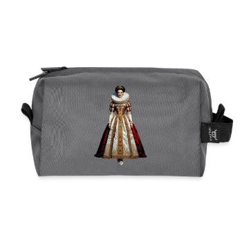 Cosplay de la reine Élisabeth Ire - Trousse de toilette en tissu recyclé - anthracite - Devant