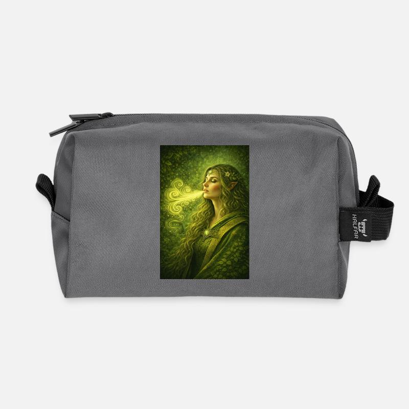 new edema - Recycled Toiletry Zip Bag - anthracite