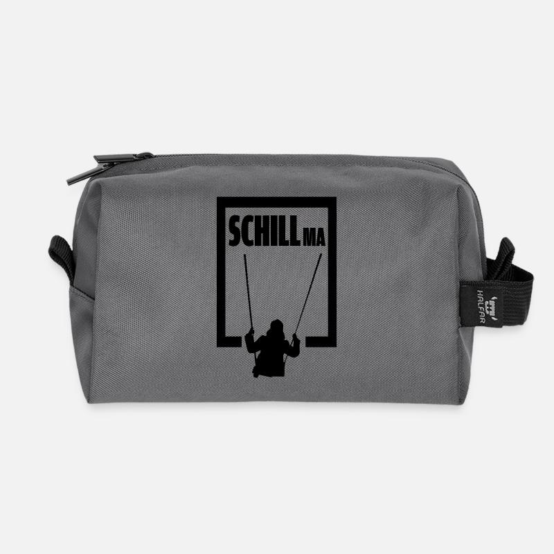 SchillMa - Recycelte Kulturtasche - Anthrazit
