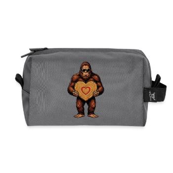 Sasquatch Heartwood Liebe - Recycelte Kulturtasche - Anthrazit - Vorne