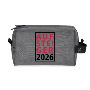 Aufsteiger 2026 Aufstieg - Recycelte Kulturtasche - Anthrazit - Vorne