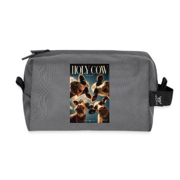Holy Cow Sunglass Herde - Recycelte Kulturtasche - Anthrazit - Vorne