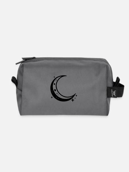 Mond Mondsichel - Recycelte Kulturtasche - Anthrazit