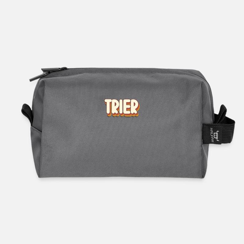 Triererin Trierer Trier - Recycelte Kulturtasche - Anthrazit