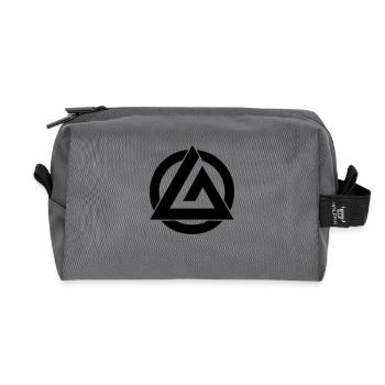 brazilian jiu jitsu bjj gracie style log - Recycelte Kulturtasche - Anthrazit - Vorne