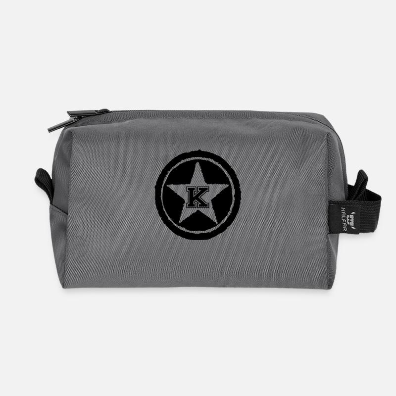 K - Recycelte Kulturtasche - Anthrazit
