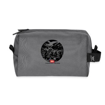 LGBT Bush Tribe - Recycled Toiletry Zip Bag - anthracite - Front