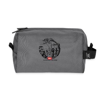 LGBT 48 - Trousse de toilette en tissu recyclé - anthracite - Devant