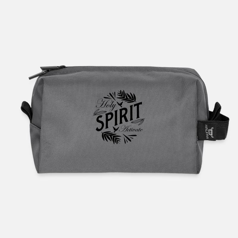 Saint Activer - Trousse de toilette en tissu recyclé - anthracite