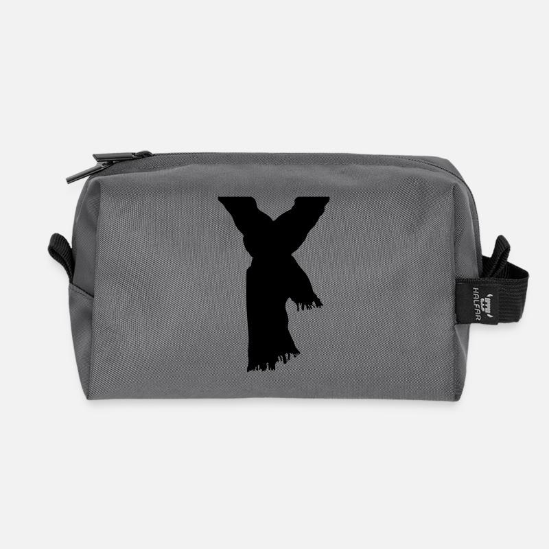 Scarf - Recycled Toiletry Zip Bag - anthracite