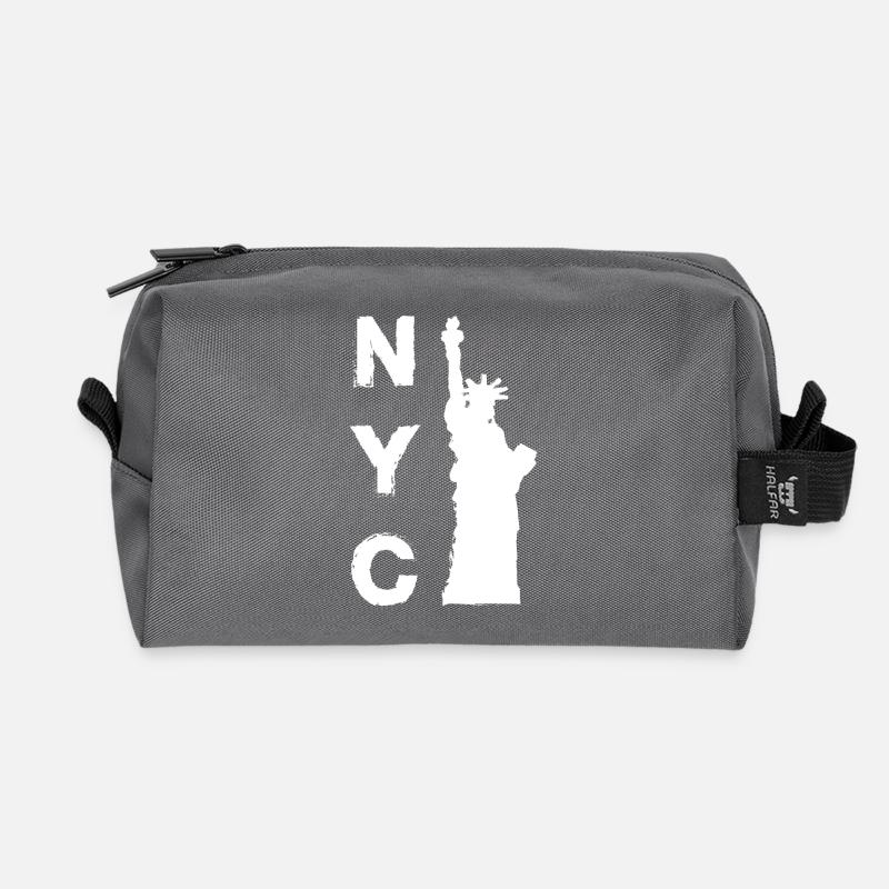 New York City - Recycelte Kulturtasche - Anthrazit