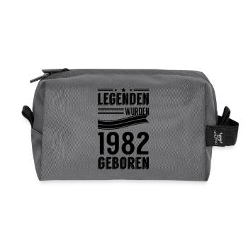 1982 - Recycelte Kulturtasche - Anthrazit - Vorne