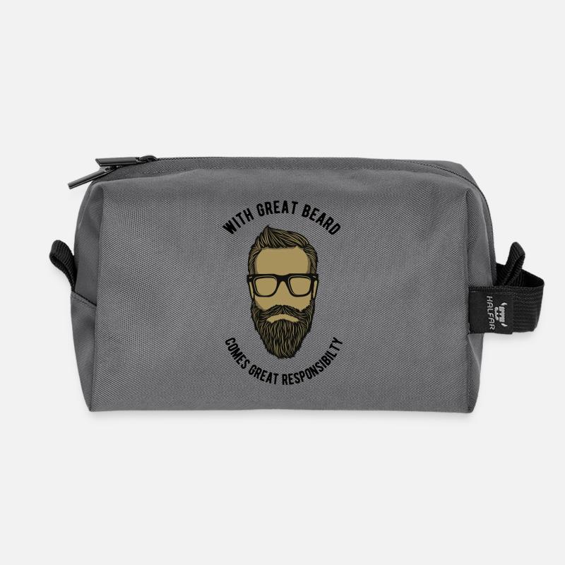 Bart - Recycelte Kulturtasche - Anthrazit