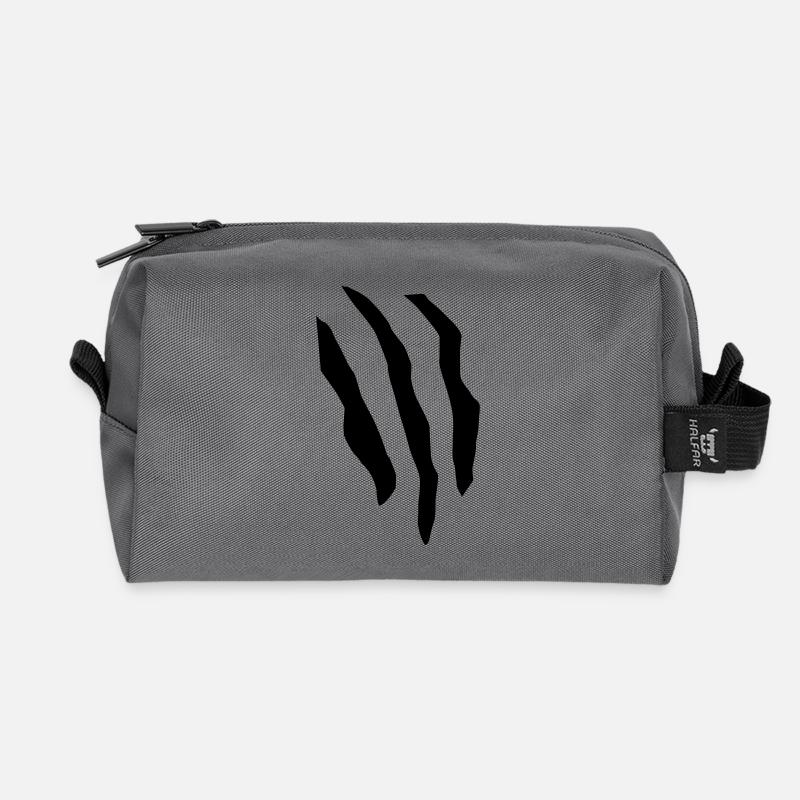 scratch - Recycelte Kulturtasche - Anthrazit
