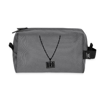 chain_bro_bo1 - Recycelte Kulturtasche - Anthrazit - Vorne
