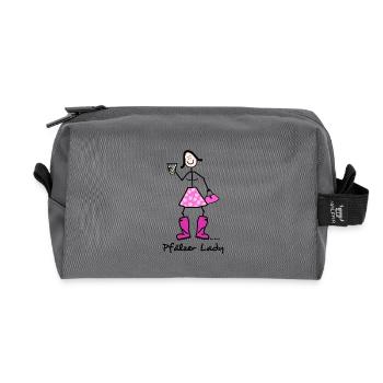 Pfälzer Lady - Recycelte Kulturtasche - Anthrazit - Vorne