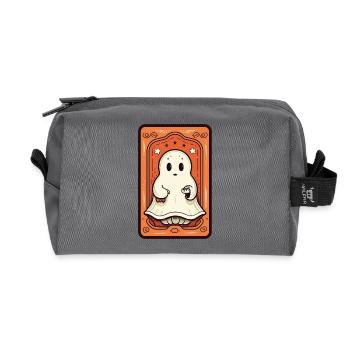 Orange Geist Tarot Karte - Recycelte Kulturtasche - Anthrazit - Vorne