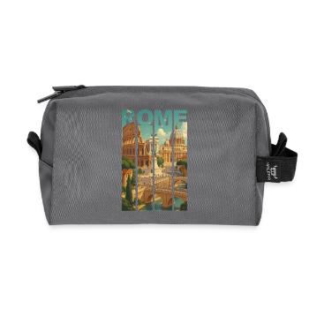 Chemise Skyline Rome - Trousse de toilette en tissu recyclé - anthracite - Devant
