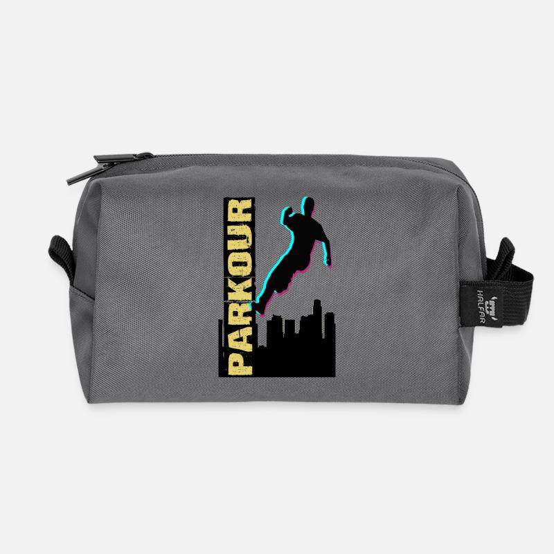 Parkour - Recycelte Kulturtasche - Anthrazit