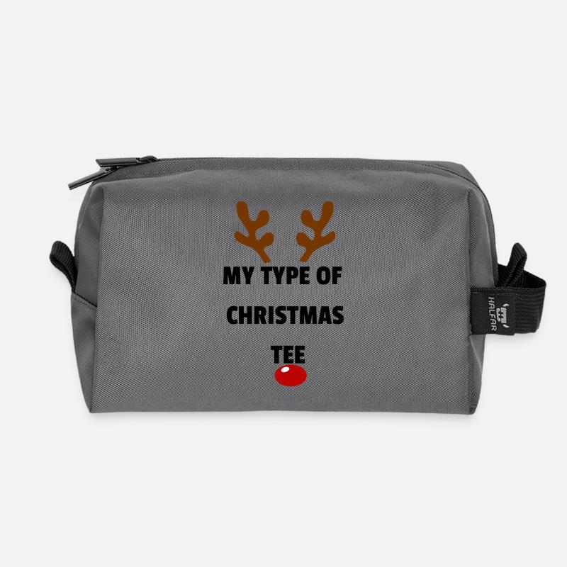 Meine Art von - Recycelte Kulturtasche - Anthrazit