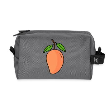 Mango - Recycelte Kulturtasche - Anthrazit - Vorne
