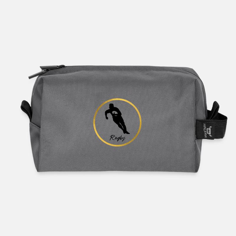 Rugby - Recycelte Kulturtasche - Anthrazit