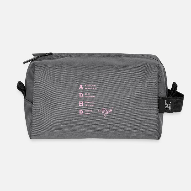 ADHS - Recycelte Kulturtasche - Anthrazit