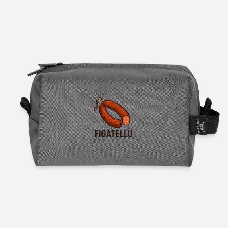 Figatellu - Recycelte Kulturtasche - Anthrazit