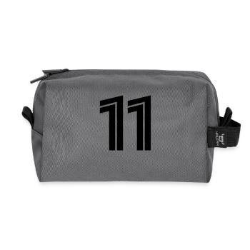 11 - Recycelte Kulturtasche - Anthrazit - Vorne