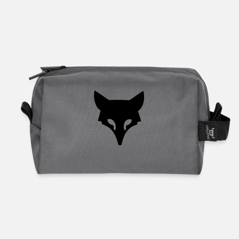 fuchskopf black label - Recycelte Kulturtasche - Anthrazit