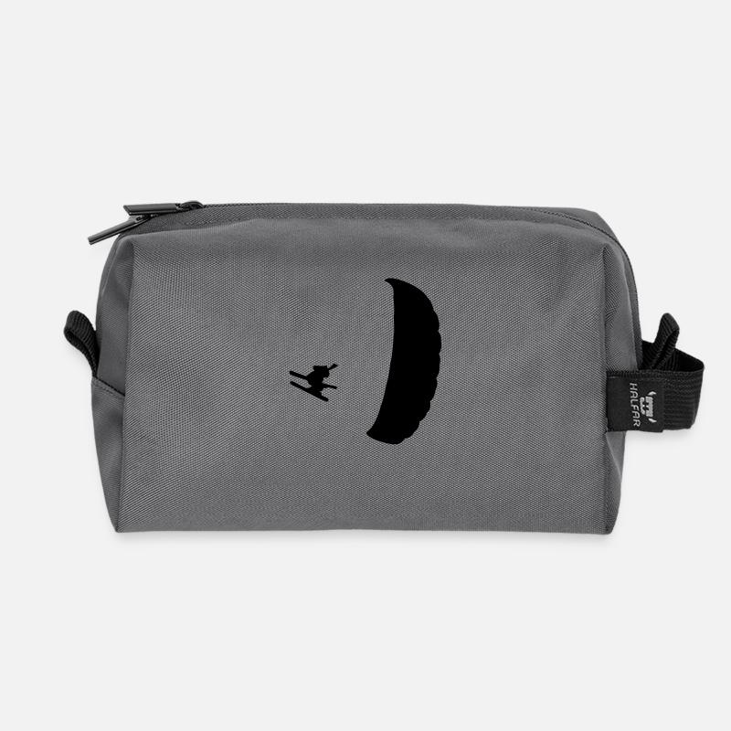 Speedflying / Speedriding /Speedgliding - Recycelte Kulturtasche - Anthrazit