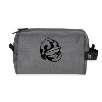 Fireman - Recycled Toiletry Zip Bag - anthracite - Front