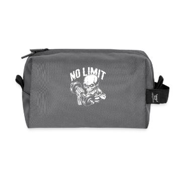 Entraînement de musculation du crâne et No Limit - Trousse de toilette en tissu recyclé - anthracite - Devant