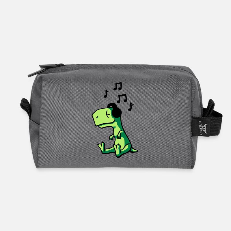 T-Rex Music - Recycelte Kulturtasche - Anthrazit