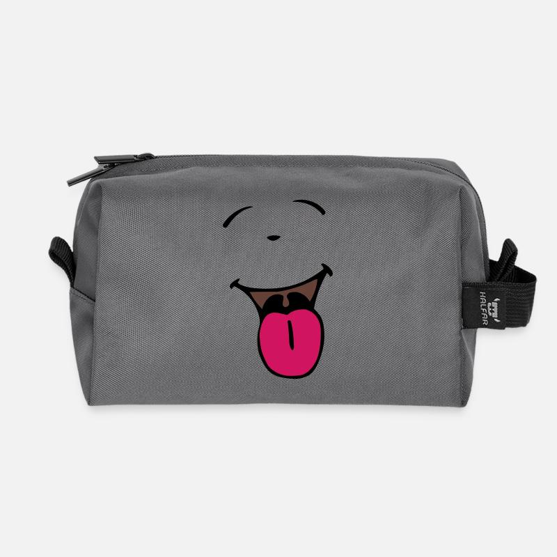 Clown - Recycelte Kulturtasche - Anthrazit