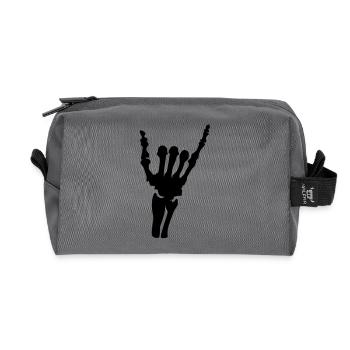 hang_loose_vec_1 de - Recycelte Kulturtasche - Anthrazit - Vorne