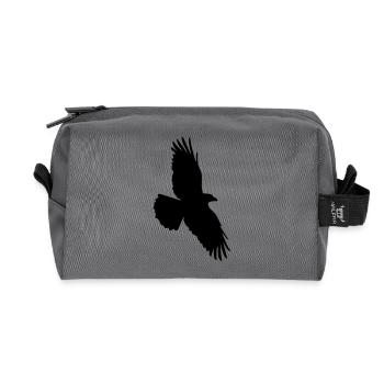 Rabenflug - Recycelte Kulturtasche - Anthrazit - Vorne