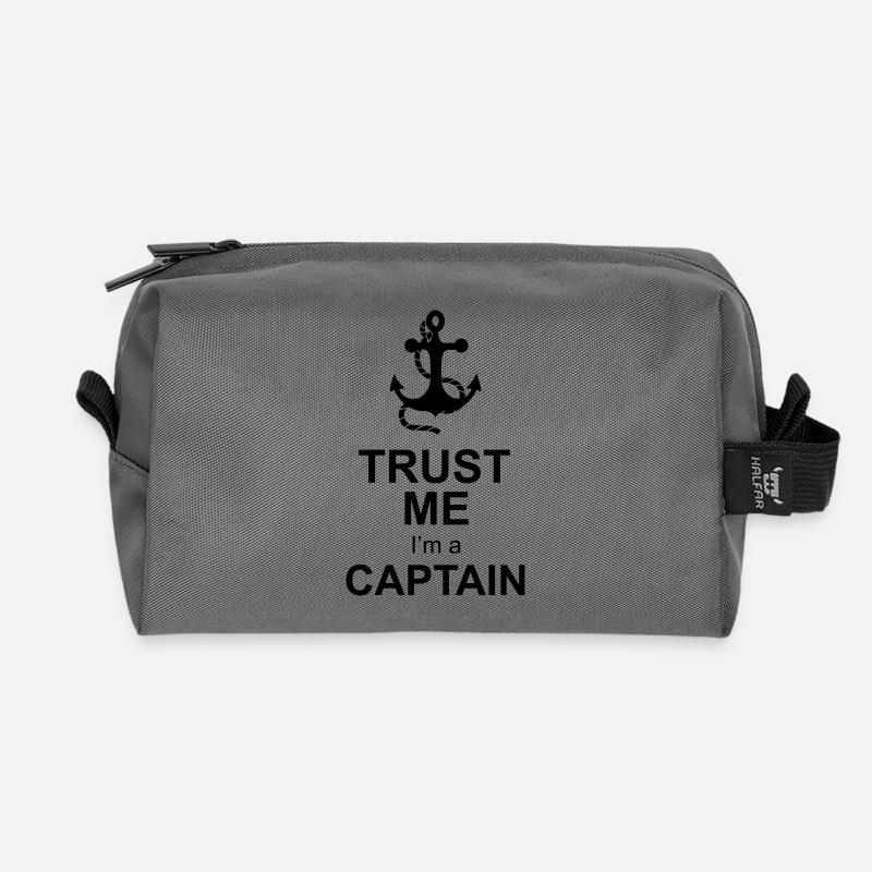 kapitän captain - Recycelte Kulturtasche - Anthrazit