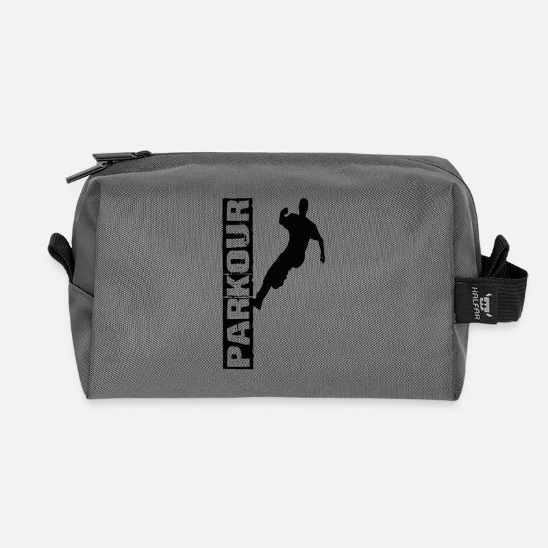 Parkour - Recycelte Kulturtasche - Anthrazit