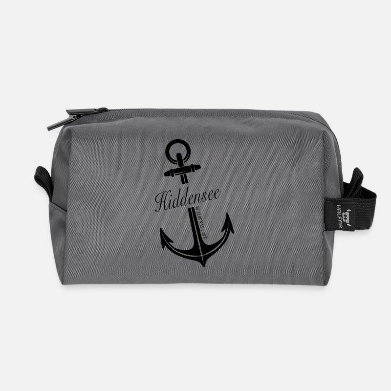 Hiddensee - Recycelte Kulturtasche - Anthrazit